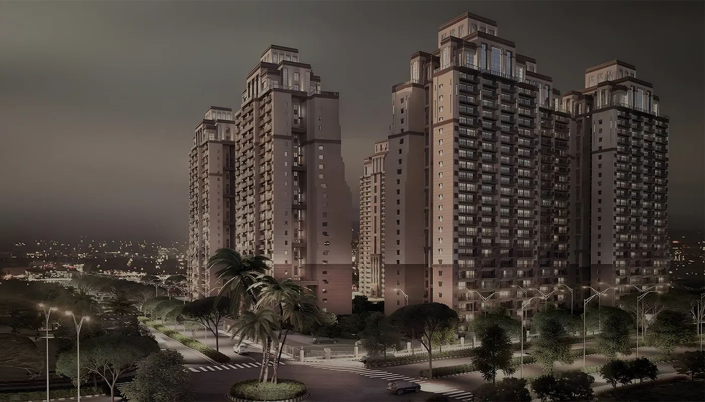Jogging track through the greens at Ace Sector 150, Noida