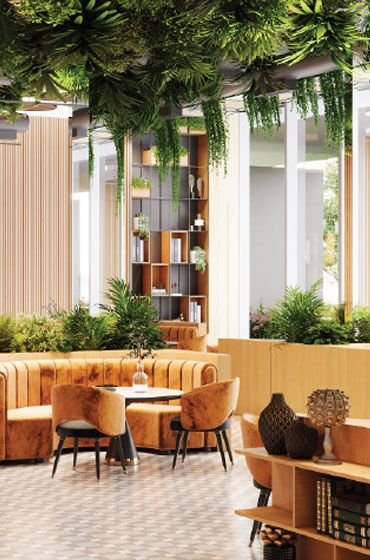 Private residents' lounge, Ace Sector 150 Noida